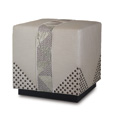 Teryn Sequined Ottoman