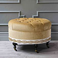 Marceau Metallic Border Ottoman