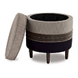 Talena Nailheads Ottoman