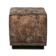 Priscilla Velvet Ottoman