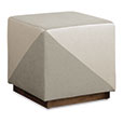 Rufus Geometric Ottoman