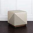 Rufus Geometric Ottoman