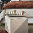 Rufus Geometric Ottoman