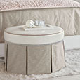 EMMELINE PLEATED SKIRT OTTOMAN