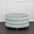 HIGHCLERE STRIPED VINE OTTOMAN