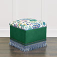 BOCA RATON FLORAL OTTOMAN