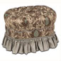 Bacall Oval Tufted Ottoman