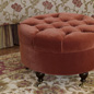 Bach Cayenne Round Ottoman