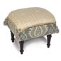 Sydney Linen Pillow Top Stool