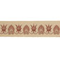 Anthemion Border Gold/Shiraz Small