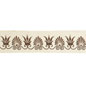 Anthemion Border Ivory/Brown Small