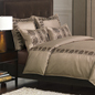 Anthemion Border Taupe/Brown Large
