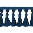 Tassel Trim Chunky Blue