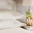 Gianna Hemstitch Pillowcase in Ivory