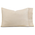 Deluca Sateen Pillowcase in Almond