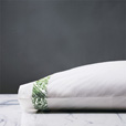 Adelle Percale Pillowcase In Grass