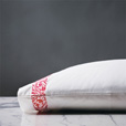 Adelle Percale Pillowcase In Pink