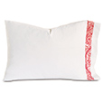 Adelle Percale Pillowcase In Pink