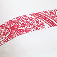 Adelle Percale Pillowcase In Pink