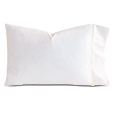 Linea Velvet Ribbon Pillowcase in White