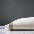 Cornice Lunetta Ivory/Biscotti Pillowcase