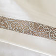 Cornice Lunetta Ivory/Biscotti Pillowcase