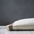 Cornice Lunetta Ivory/Truffle Pillowcase
