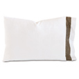 Cornice Lunetta White/Truffle Pillowcase