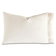 Juliet Lace Pillowcase in Ivory/Ivory