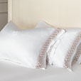 Juliet Lace Pillowcase in White/Ivory