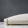 Enzo Ivory/Dove Pillowcase