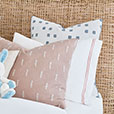 Enzo Satin Stitch Pillowcase in Bloom