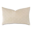 Coperta Diamond Quilted Queen Sham in Almond