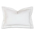 Gianna Hemstitch Queen Sham in White