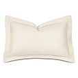 Deluca Sateen Queen Sham in Ivory