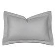 Deluca Sateen Queen Sham in Silver