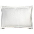 Mea White Queen Sham
