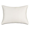 Viola Quilted Queen Sham in Ivory