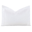 Lusso Sateen Queen Sham in White