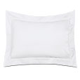 Lusso Sateen Queen Sham in White