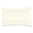 Fresco Sateen Queen Sham in Ivory