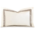 Cornice Lunetta Ivory/Biscotti Queen Sham