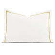 Enzo Satin Stitch Queen Sham in Daffodil