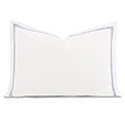 Enzo Satin Stitch Queen Sham In Heather