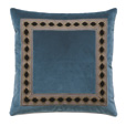 Rudy Border Accent Pillow In Blue