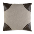 Reign Faux Leather Decorative Pillow