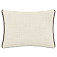 ROSECLIFF TRIM APPLIQUE DECORATIVE PILLOW