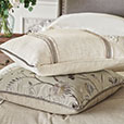ROSECLIFF TRIM APPLIQUE DECORATIVE PILLOW