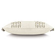 ROSECLIFF PINTUCK DECORATIVE PILLOW