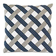 Saya Basketweave Decorative Pillow